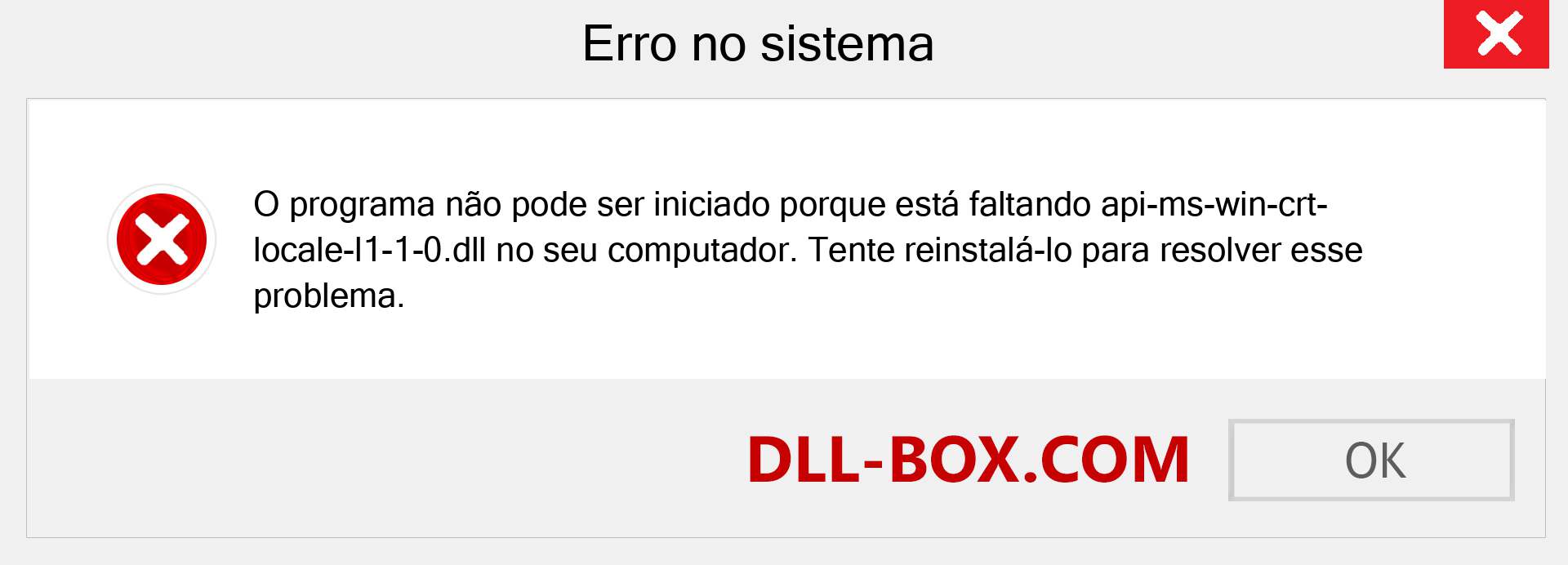 Arquivo api-ms-win-crt-locale-l1-1-0.dll ausente ?. Download para Windows 7, 8, 10 - Correção de erro ausente api-ms-win-crt-locale-l1-1-0 dll no Windows, fotos, imagens